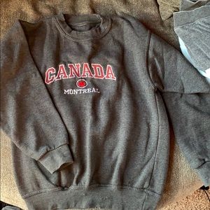 Gray Canada sweatshirt